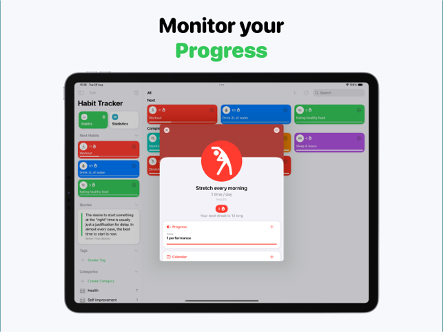 ‎Habit Tracker: Streaks & goal Screenshot