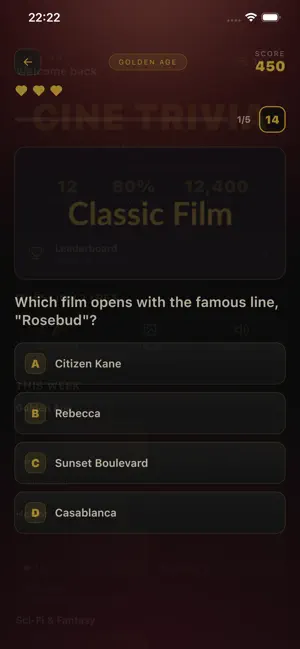 Cine Trivia screenshot 2