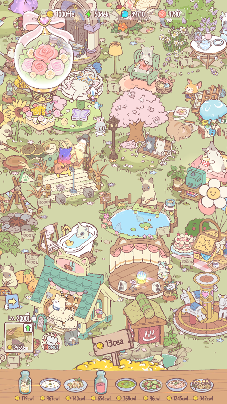 Cats&Soup: Relaxing Cozy Games iOS Mod IPA screenshot 3 - iOS game interface