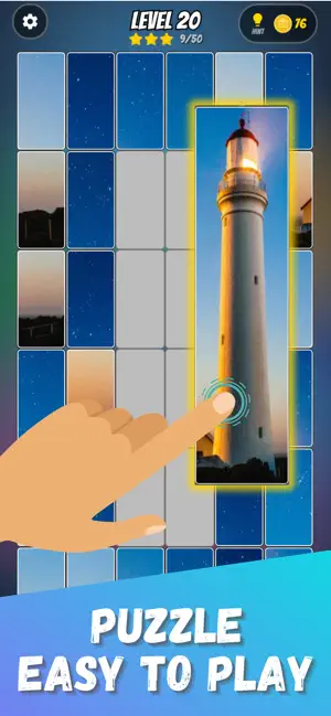 Jigsolitaire: Star Hunt Puzzle screenshot 1