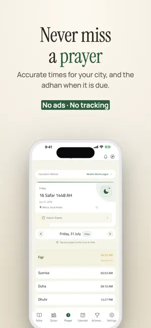 Quran Azkar Prayer Times - Zad screenshot 1