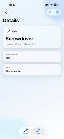 Inventaro screenshot