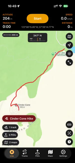 NomadTracks: GPS Map Tracker screenshot 3