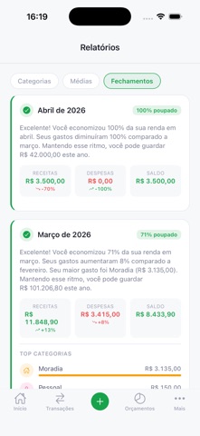 Neo Finanças iPhone screenshot
