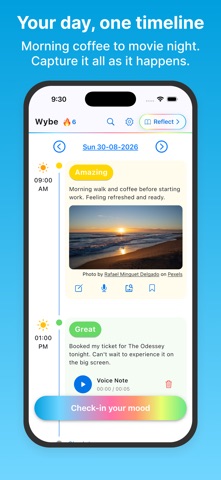 Wybe: Mood Tracker & Journal Screenshot 2 of 6