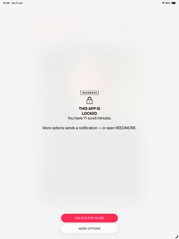 REEDMORE - Reading App Blocker iPad screenshot