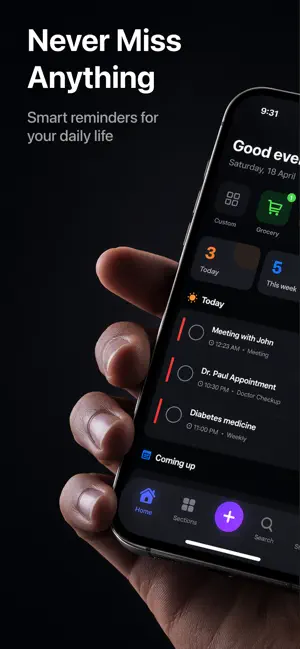 Remindly – Never Miss Anything screenshot 1