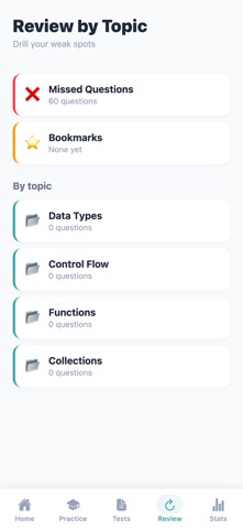 Python Programming Practice iPhone screenshot