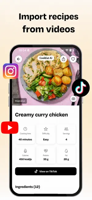 CookEat Ai: Recipes & Import screenshot 2