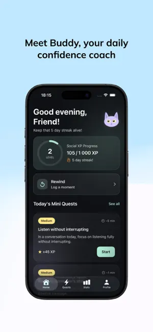 SocialConfidence screenshot 1