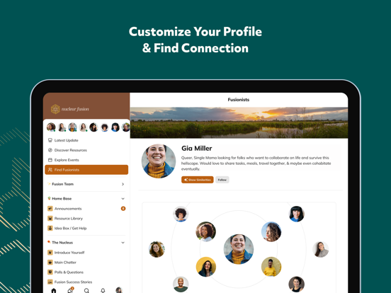 Nuclear Fusion Network iPad screenshot 1 - Social Networking app