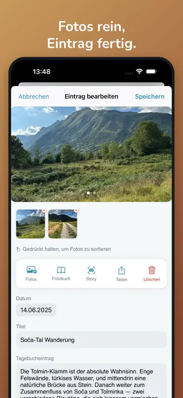 tripDiary – Reisetagebuch screenshot 3 of 10