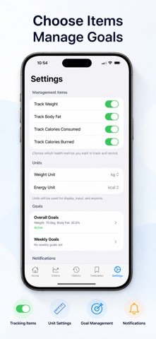 Daily Weight Recorder Screenshot 5 of 5