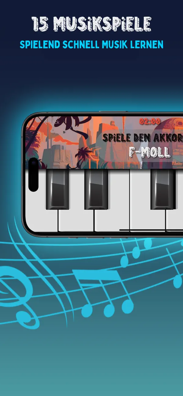 YMA App — 15 Musikspiele