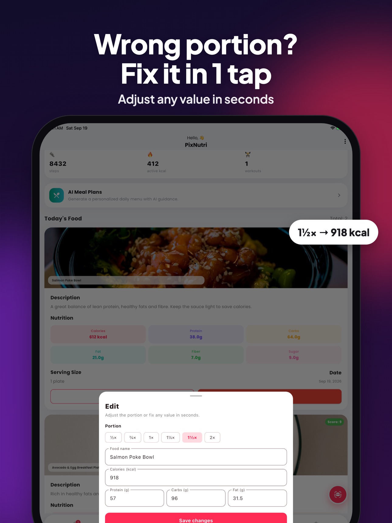 Screenshot 10 of PixNutri: AI Calorie Counter