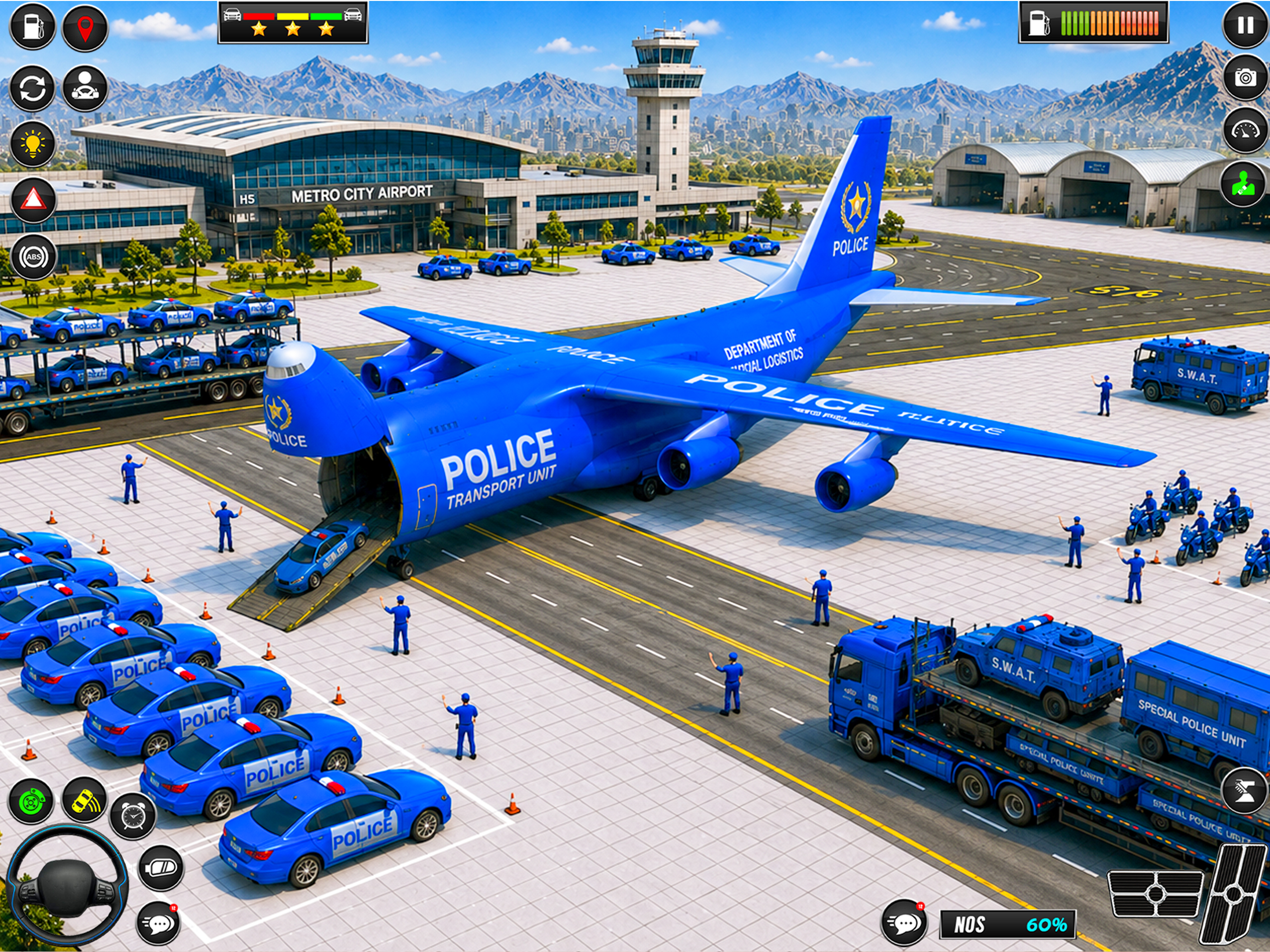 US Police Car Transport Games screenshot 11