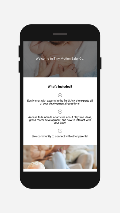 Tiny Motion Baby Co. app screenshot