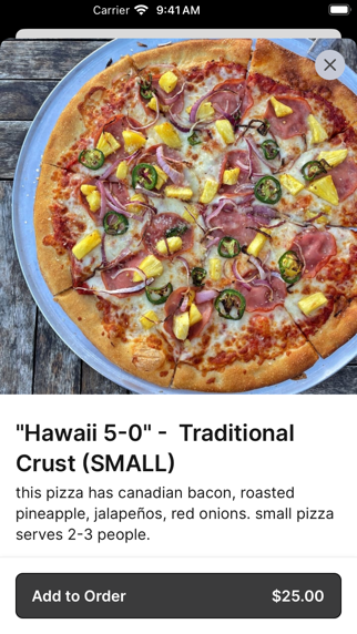 The Shop: Pizza + Cocktails iPhone screenshot 3 - Food & Drink app