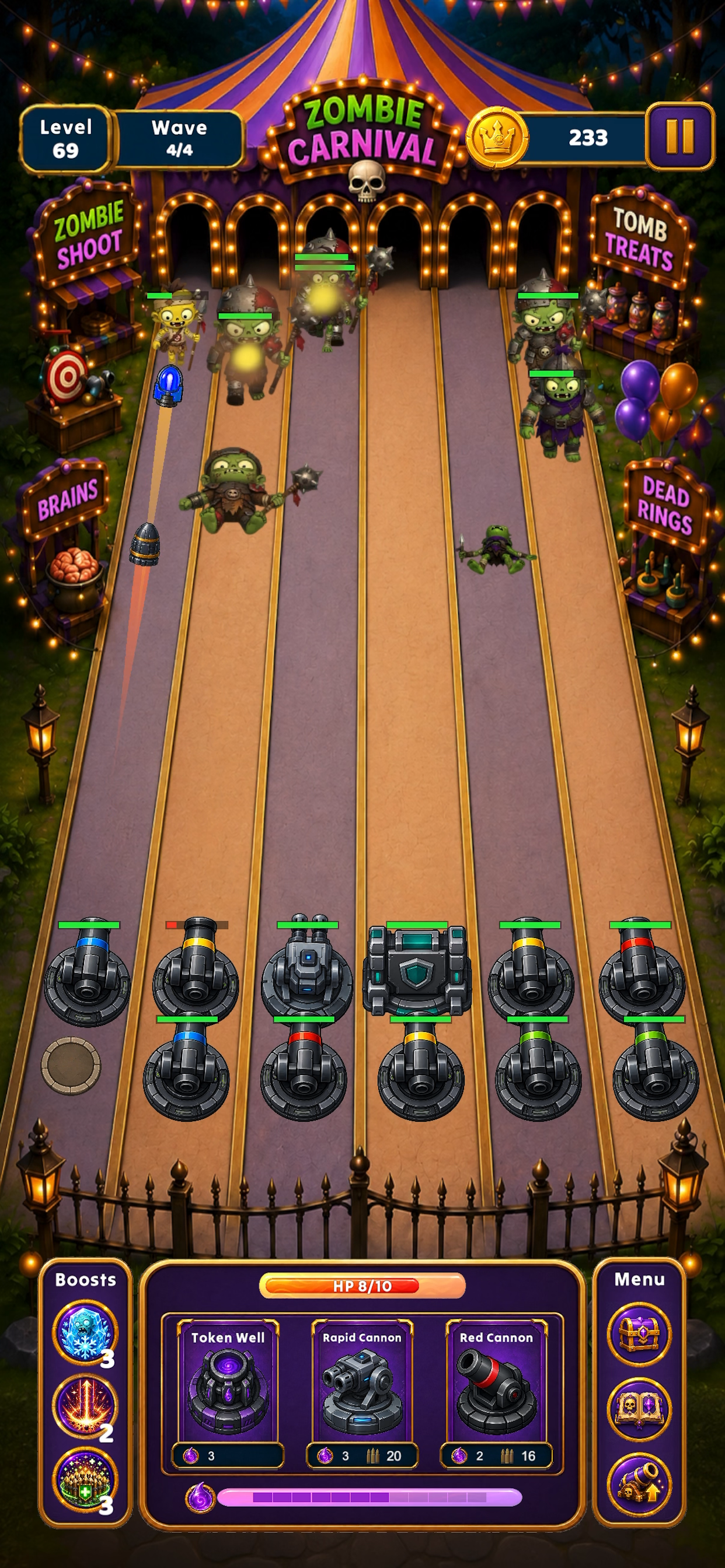 Zombie Carnival: Monster Clash screenshot 8