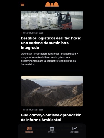 Panorama Minero iPad screenshot