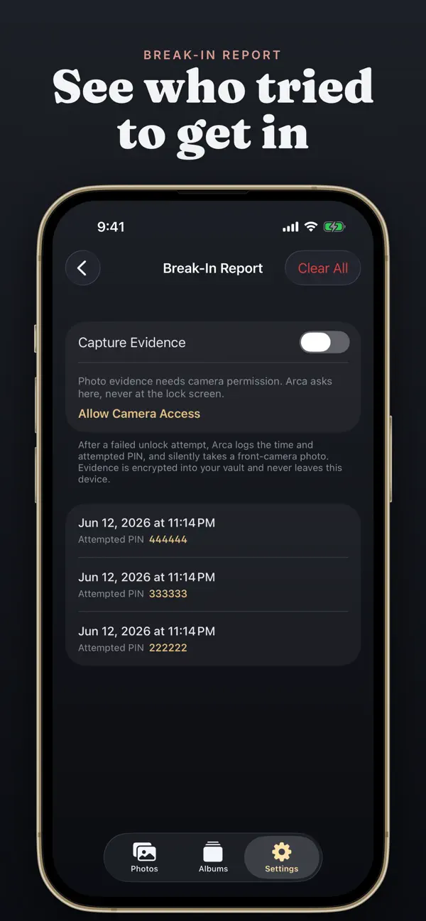 #4. Private Photo Vault - Arca (iOS) Oleh: TRILLIWON, Co.