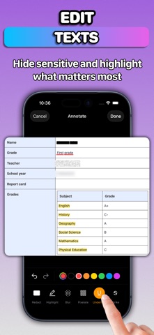 Screenshot Editor - ScreenPop iPhone screenshot