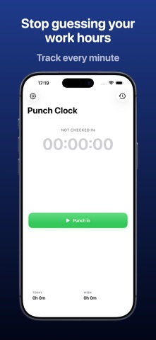 Punch Clock - Work Hours Screenshot 1 of 5