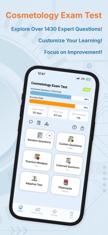 Cosmetology Exam Test Screenshot 1 of 6
