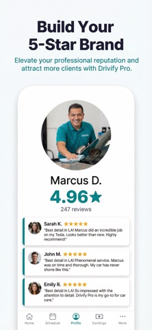 Drivify Provider — Jobs iPhone screenshot