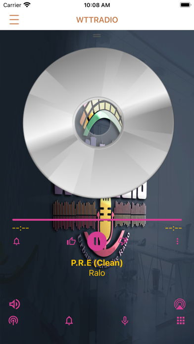 WTTRADIO iPhone screenshot 1 - Entertainment app