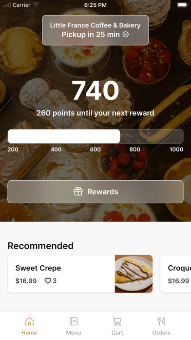Little France Coffee & Bakery app screenshot