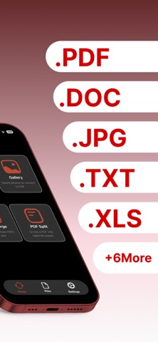 Free PDF Converter PDF to Word iPhone screenshot