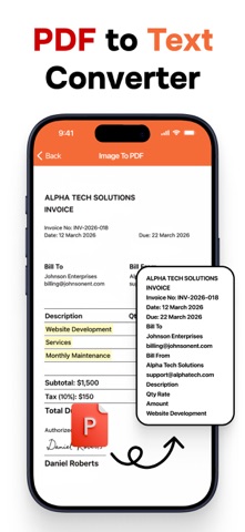 PDF Converter — Docx to PDF iPhone screenshot