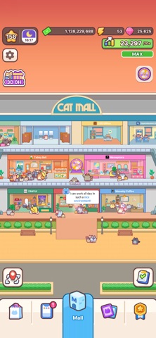 Cat Mall: Idle Shopping Tycoon iPhone screenshot