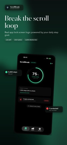 ScrollBreak - Walk to Unlock Screenshot 1 of 4