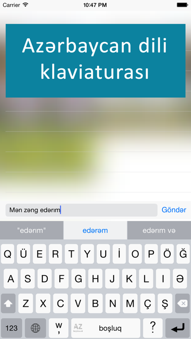 Screenshot #1 pour AZ Keyboard with autocorrect