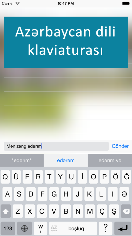 #1. AZ Keyboard with autocorrect (iOS) 由: Samir Shagavatov
