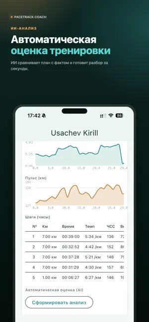 PaceTrack Coach screenshot 3