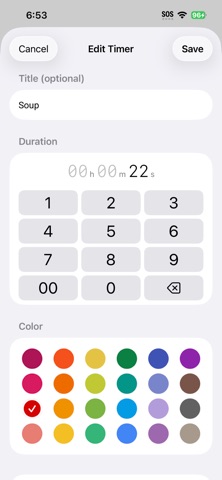 Kitchen Timer for busy cook Screenshot 6 of 8