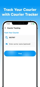 Package Tracker : Courier Info screenshot