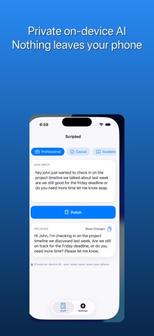 Scripted: Speech-to-Text Screenshot 2 of 5