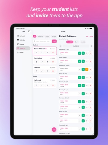 TutorPlan iPad screenshot