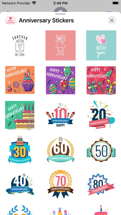 Anniversary Stickers - Wishes screenshot-5