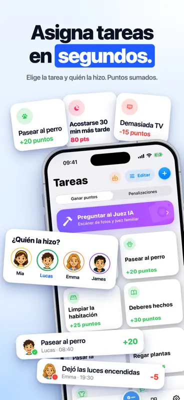 FamilyPoints: Tareas y Hábitos screenshot 4 of 5