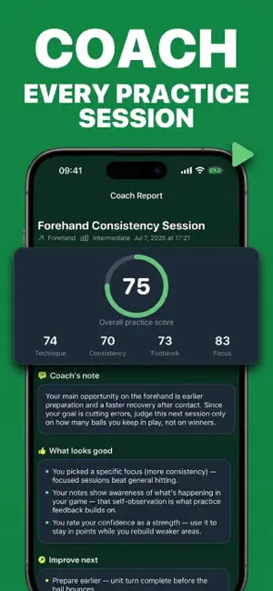 Tennis AI Coach: Video Trainer screenshot 1