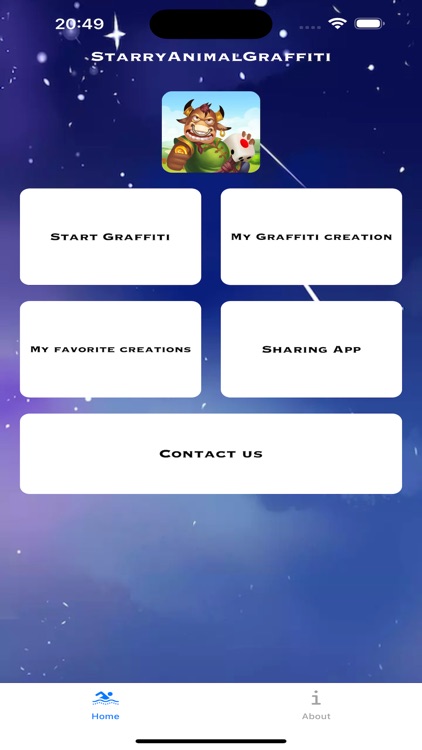 Starry Animal Graffiti