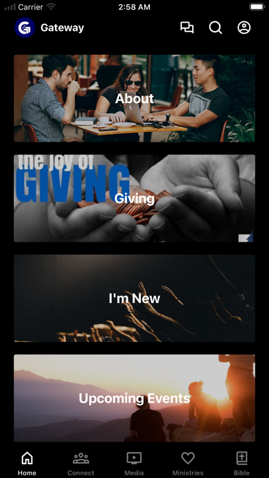 Gateway People iPhone screenshot