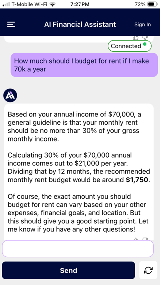 Adviser - Personal Finance app screenshot