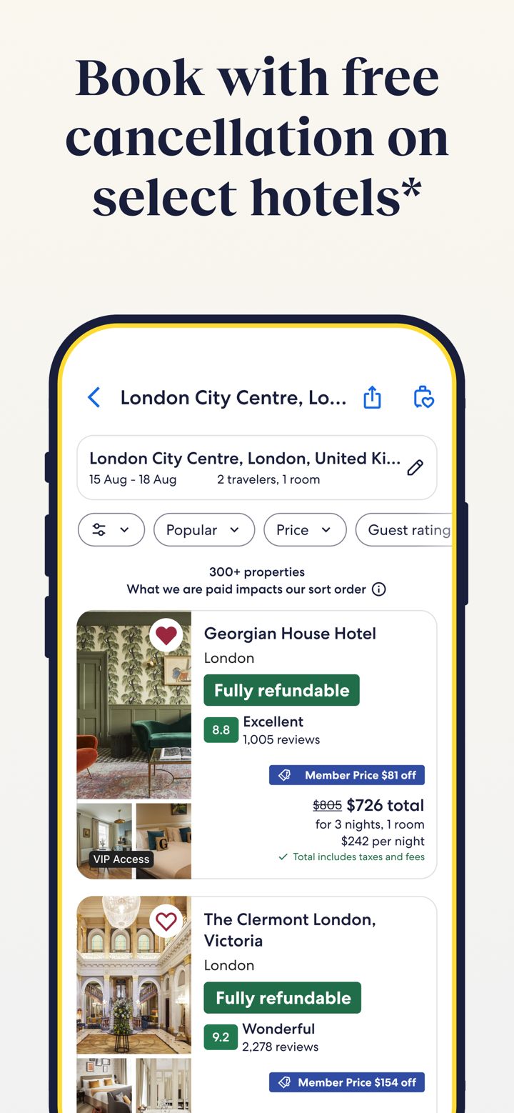 Expedia: Hotels, Flights, Cars screenshot 7