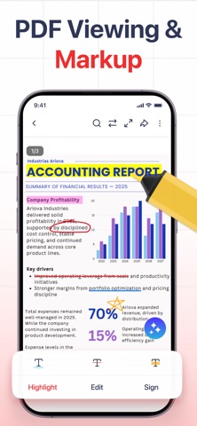 PDF AI - Edit, Scan & Sign Screenshot 2 of 6